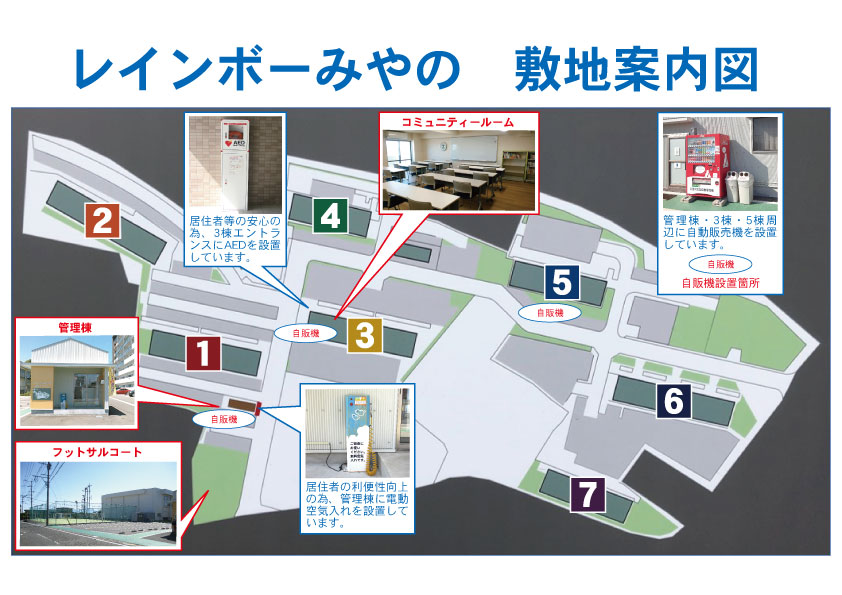 住宅内施設、設備のご案内